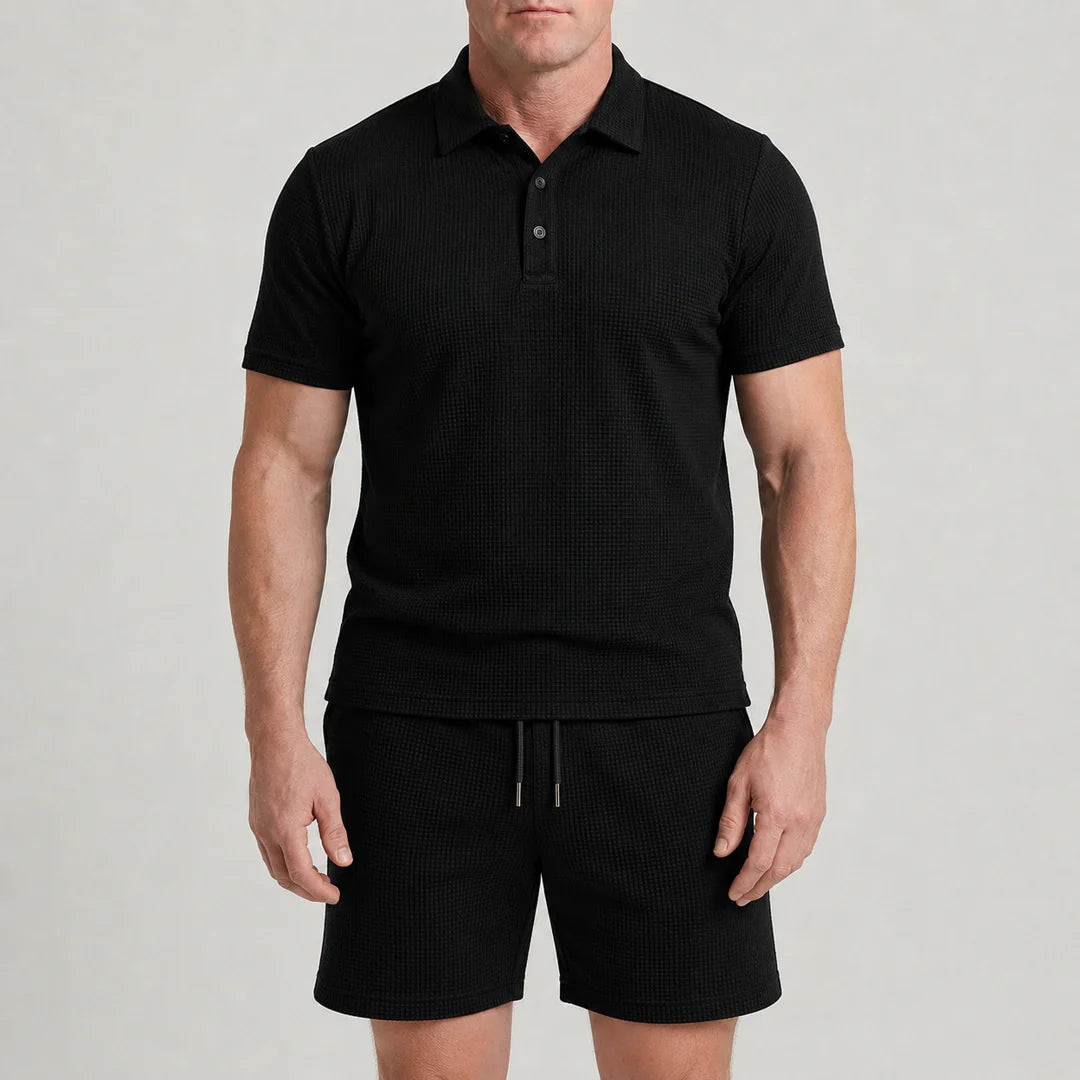 Set – Men’s Ultra Comfortable Shorts and Polo Shirt