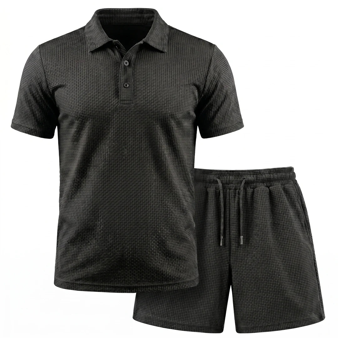Set – Men’s Ultra Comfortable Shorts and Polo Shirt