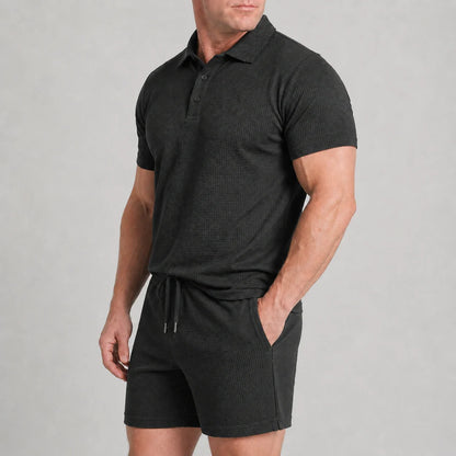 Set – Men’s Ultra Comfortable Shorts and Polo Shirt