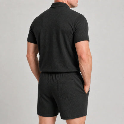 Set – Men’s Ultra Comfortable Shorts and Polo Shirt