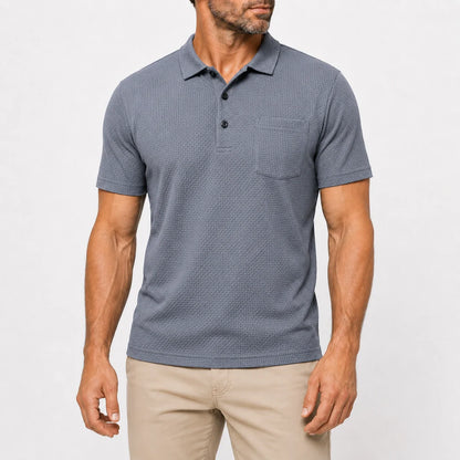 Capri - Men's Ultra Comfortable Pocket Polo Shirt