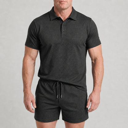 Set – Men’s Ultra Comfortable Shorts and Polo Shirt