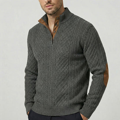 Crown - Men's Classic High Collar Pullover