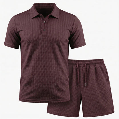 Set – Men’s Ultra Comfortable Shorts and Polo Shirt