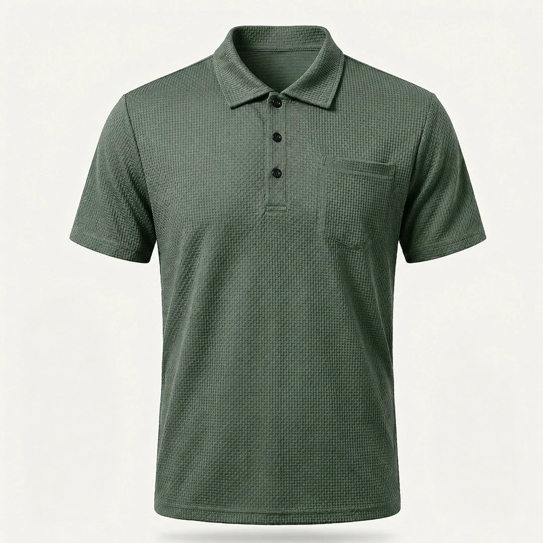 Capri - Men's Ultra Comfortable Pocket Polo Shirt