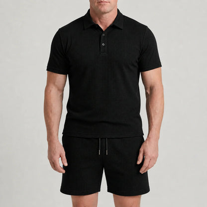 Set – Men’s Ultra Comfortable Shorts and Polo Shirt