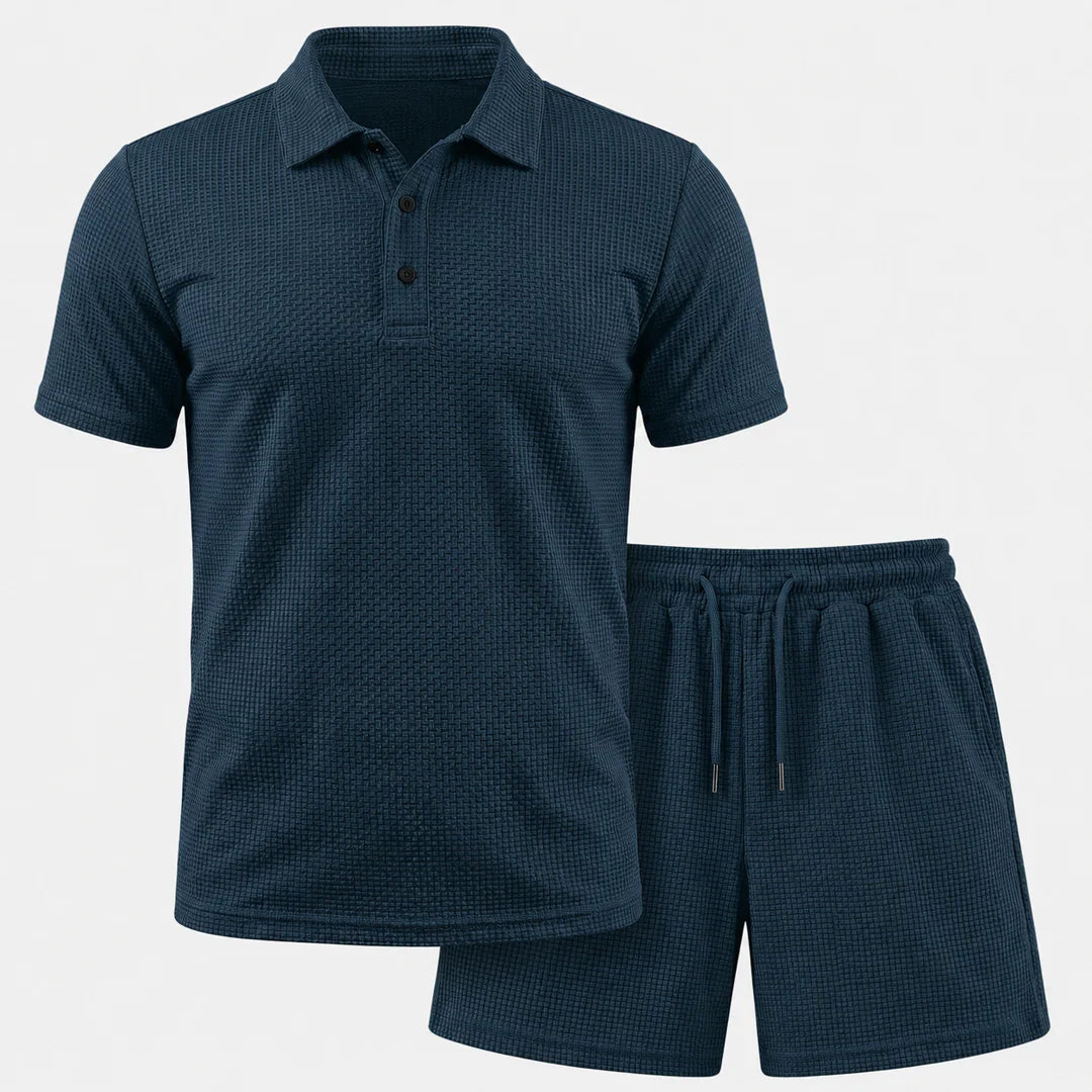 Set – Men’s Ultra Comfortable Shorts and Polo Shirt