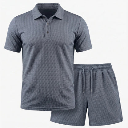Set – Men’s Ultra Comfortable Shorts and Polo Shirt