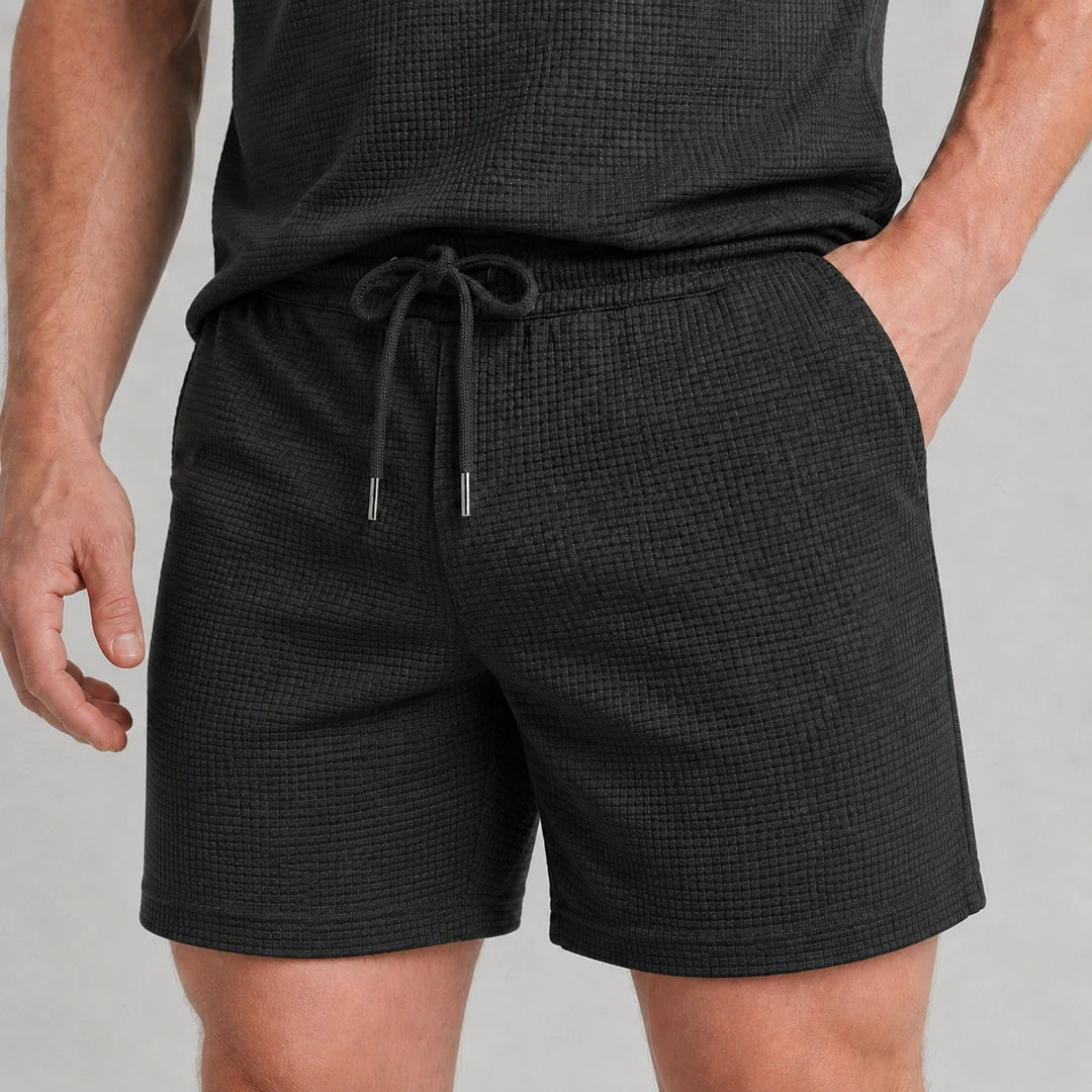 Set – Men’s Ultra Comfortable Shorts and Polo Shirt